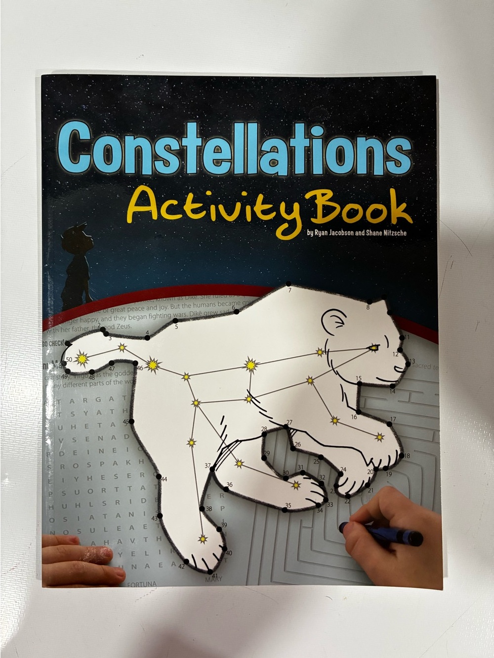 Constellations activity book